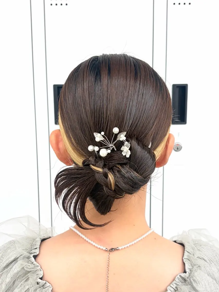 セミロング ヘアセット エクステ🫧艶カラー ￤横浜  ももはのヘアスタイル