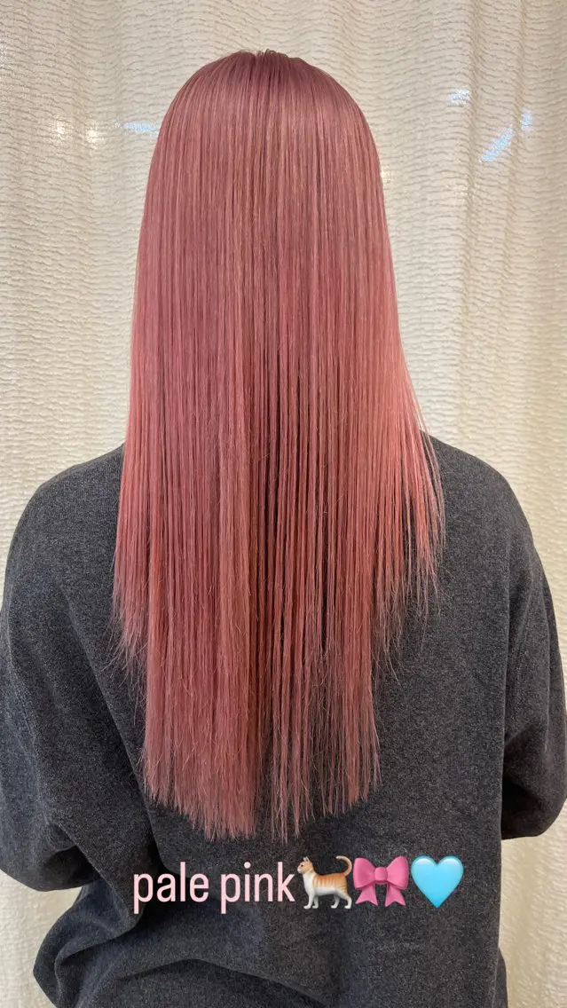 🌸秋冬モテ髪💘ブリーチ込ピンク系カラー【✨✨✨期間限定クーポン✨✨✨】ブリーチ➕カラー🎀🎀の写真