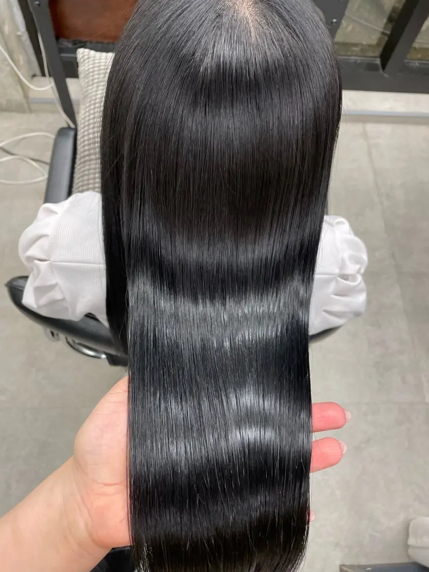 ロング カラー 髪質改善 韓国風ヘア 縮毛矯正 トリートメント カット ヘアカラー 縮毛矯正 トリートメント すぐ巻ける縮毛矯正 🍀勝倉　麗のヘアスタイル