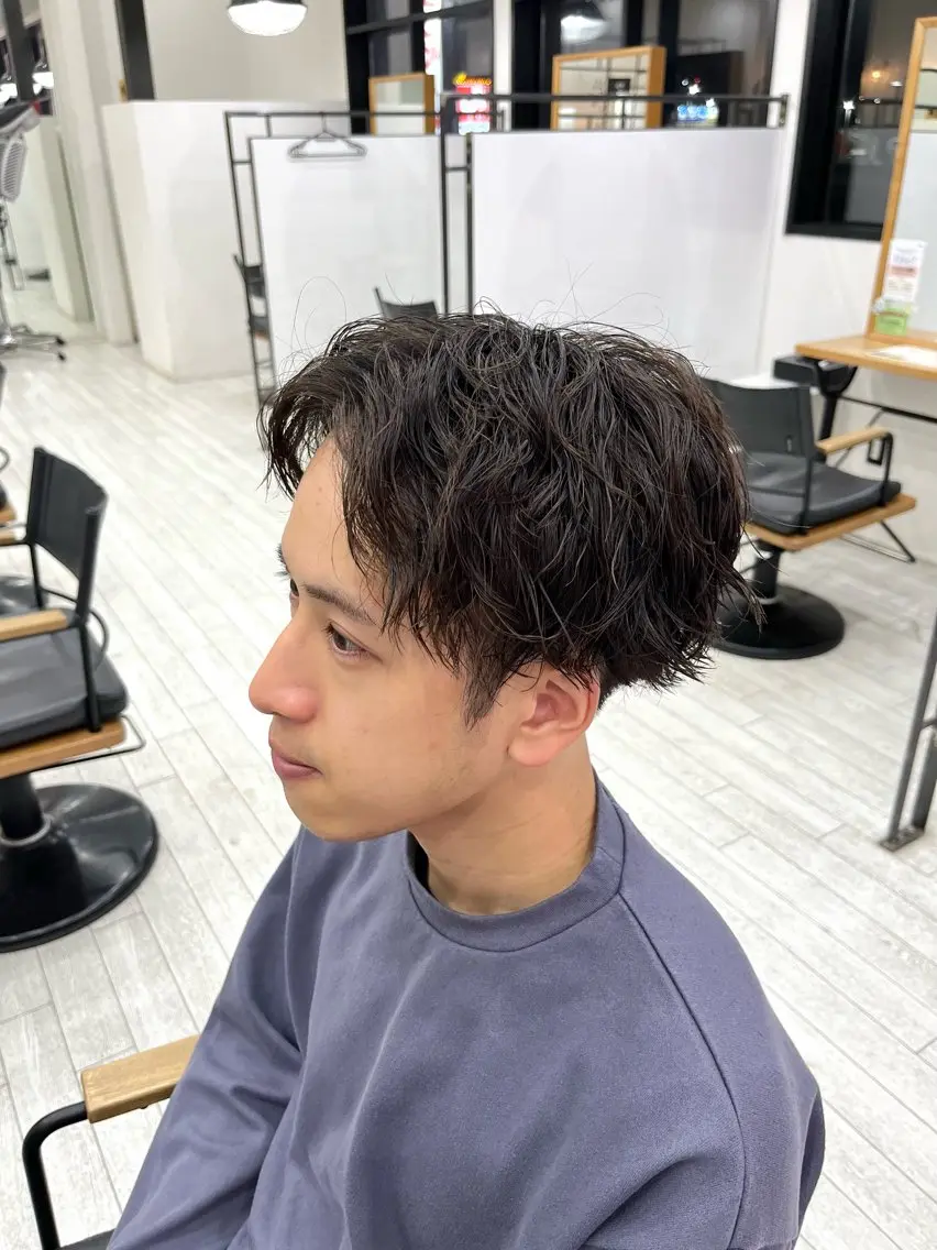 パーマ メンズ メンズパーマ ツイストスパイラルパーマ スパイラルパーマ 南雲優佑 メンズ特化のヘアスタイル