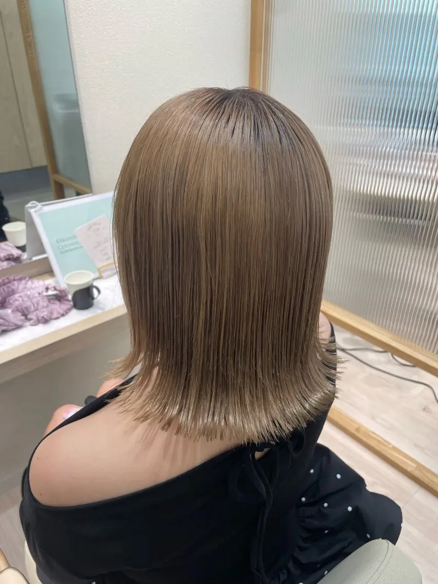 ミディアム カラー tocca千葉 ANNEX/せりなのヘアスタイル