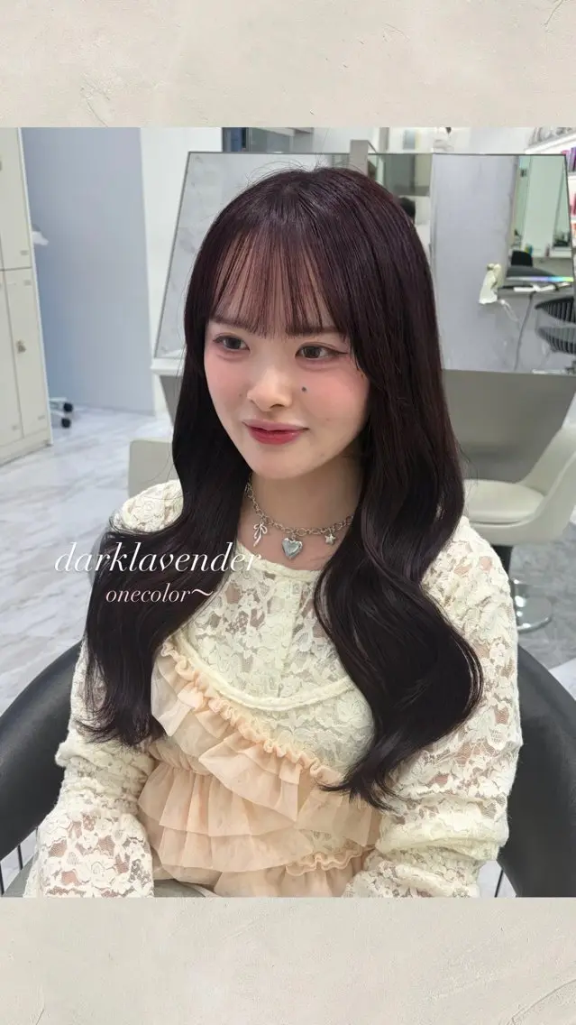 ロング カラー ヘアカラー ParveMix ♡白神みやびのヘアスタイル