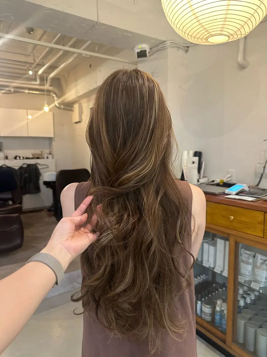 ロング ヘアカラー 愛/한국어◎ Hightone✨のヘアスタイル