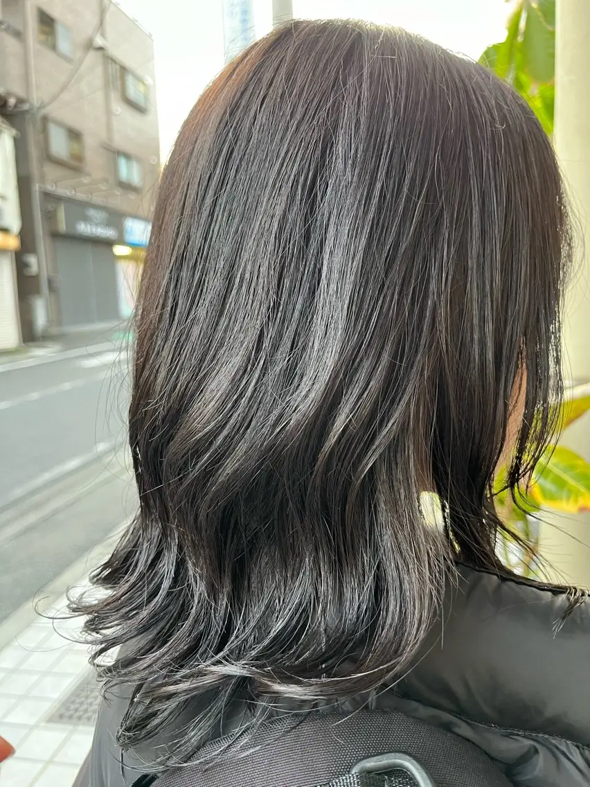 ミディアム ヘアカラー ヘッドスパ 🌱ますだ ふうか🌱のヘアスタイル