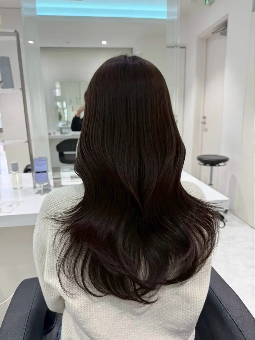 ロング カット ヘアカラー トリートメント 透明感🤍×髪質改善 🫧Kaitoのヘアスタイル
