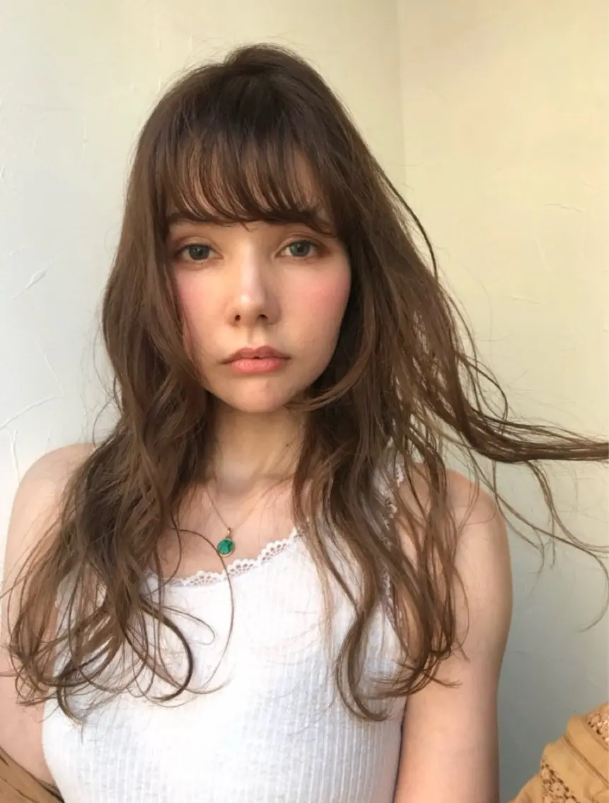 【パーマモデル募集中⋆⸜🎀⸝‍⋆】 カット➕パーマ (ロング専用クーポン_の写真