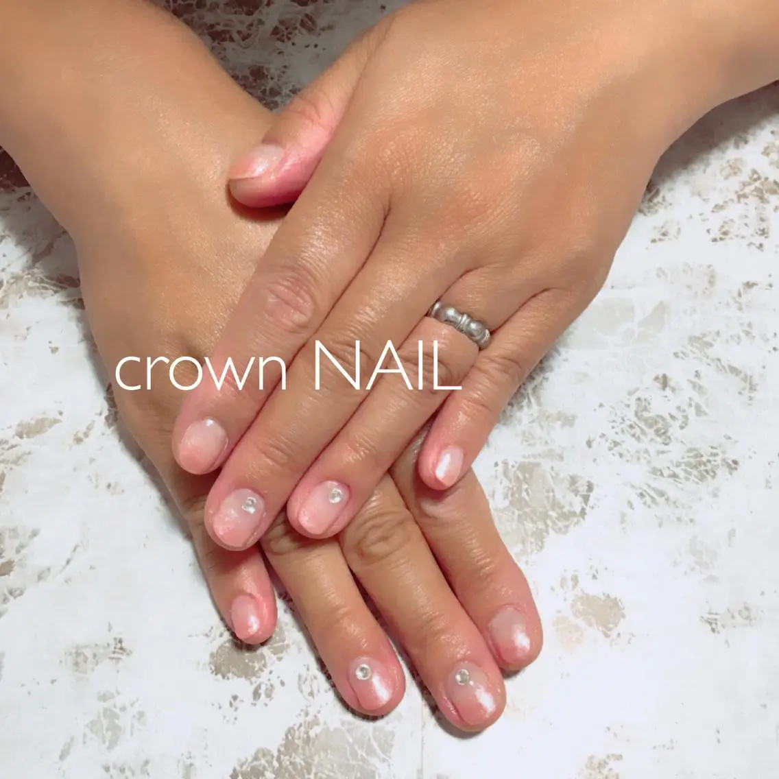 ネイル グラデーション ラメ(グリッター) ラメグラデーション ensowa✱laf NAILのネイルデザイン