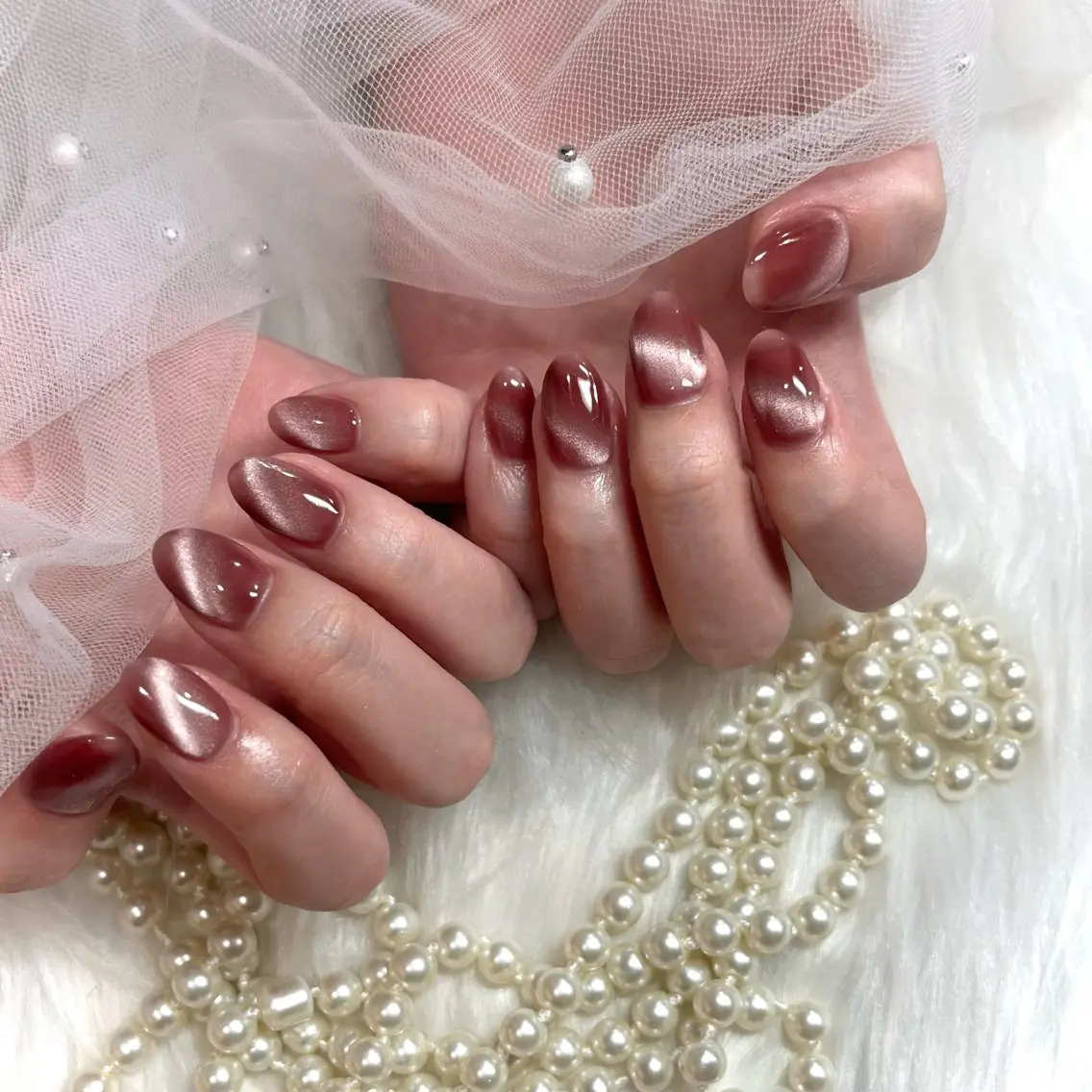 ネイル 氷ネイル・うるうるネイル Zir nail🪽 Otohaのネイルデザイン