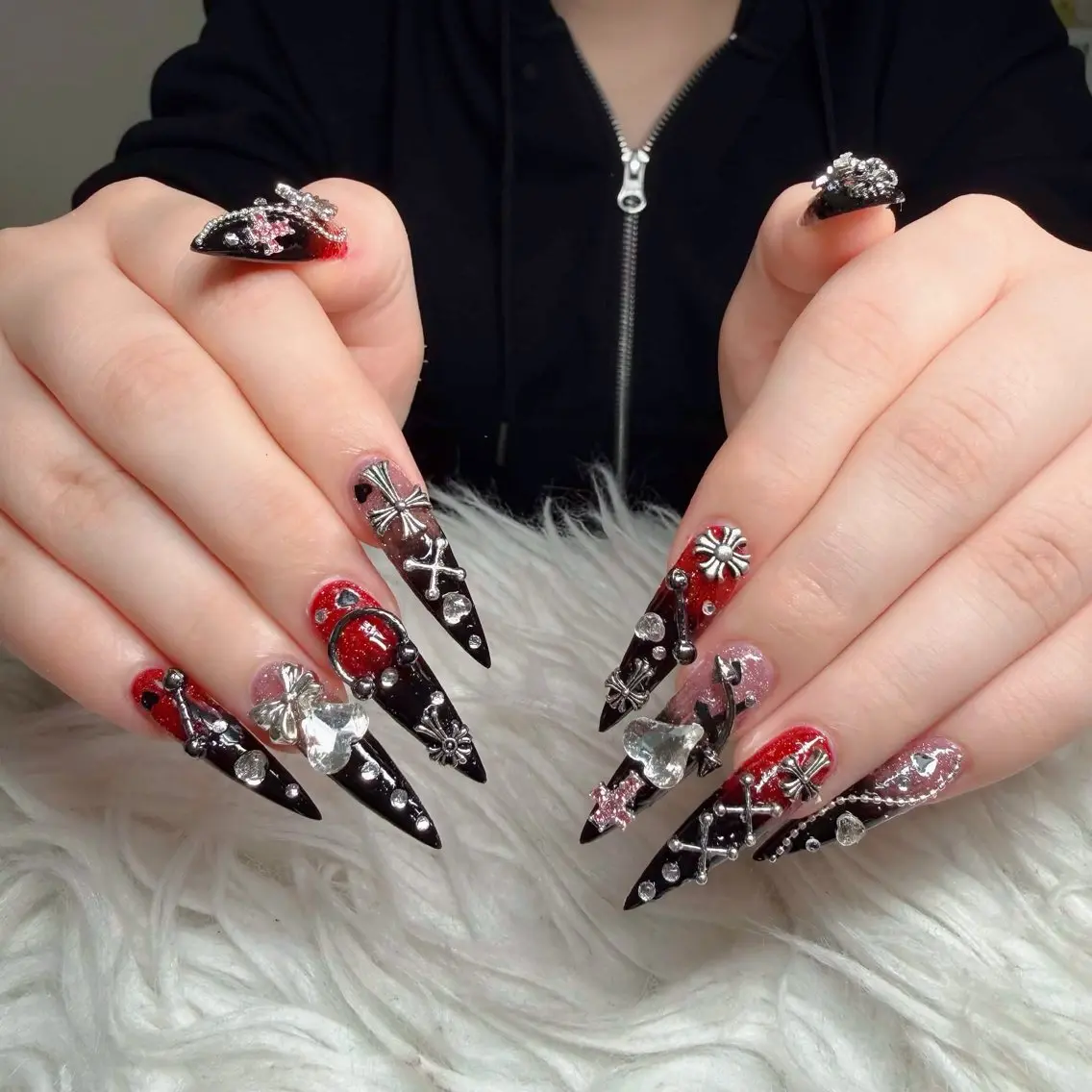 ネイル フットネイル フレンチネイル グラデーション 韓国ネイル ロングネイル ハンドネイル Hani Nail Salonのネイルデザイン