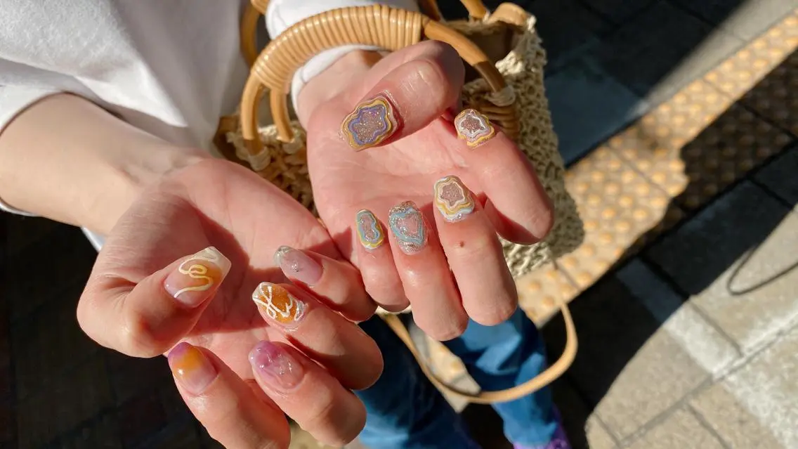 ネイル ハンドネイル nailsalon ∞ ﾐｶﾅﾙ ∞のネイルデザイン
