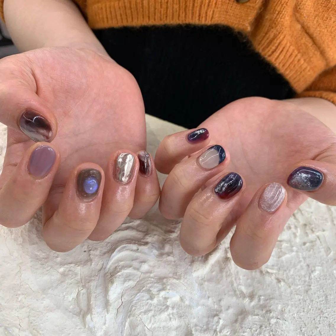 ネイル ニュアンスネイル マキノ ユイのネイルデザイン