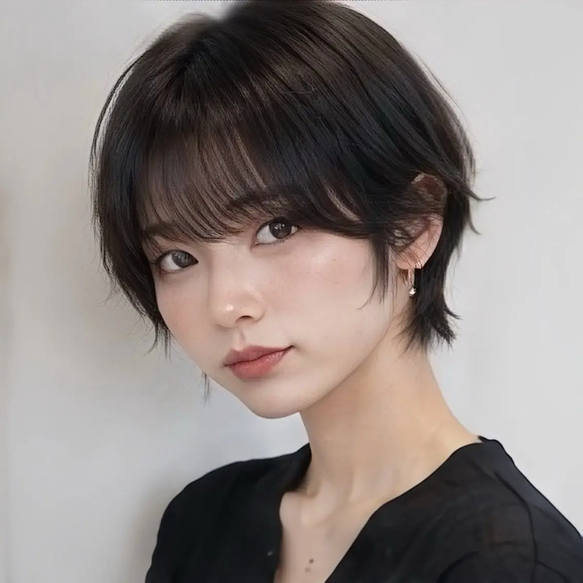 ショート カット レイヤー/顔まわり /縮毛矯正/おばかんのヘアスタイル