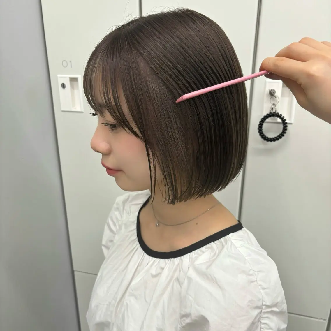 🤍【大人気】🤍カット+イヤリングカラー(全体カラー込み)♡♡の写真