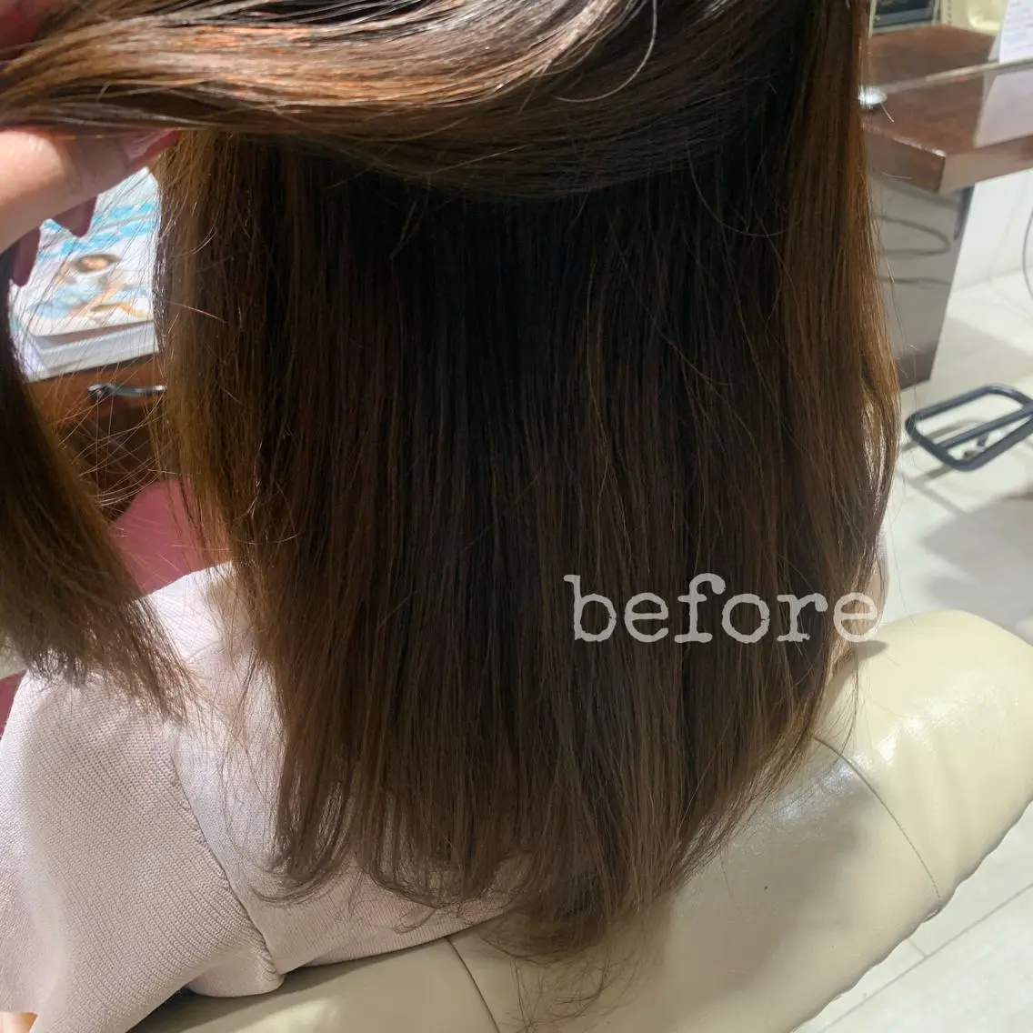 セミロング 黒田 優衣のヘアスタイル