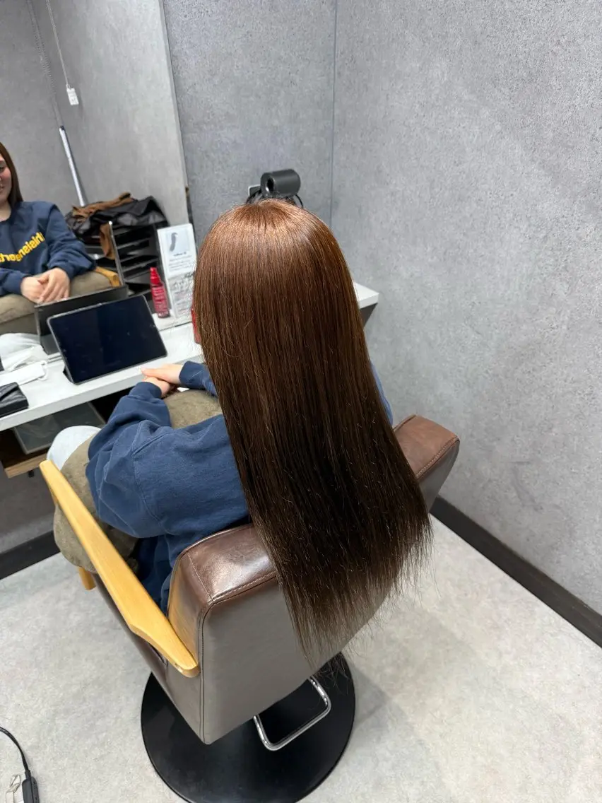 ロング カラー 小田桐 蓮のヘアスタイル