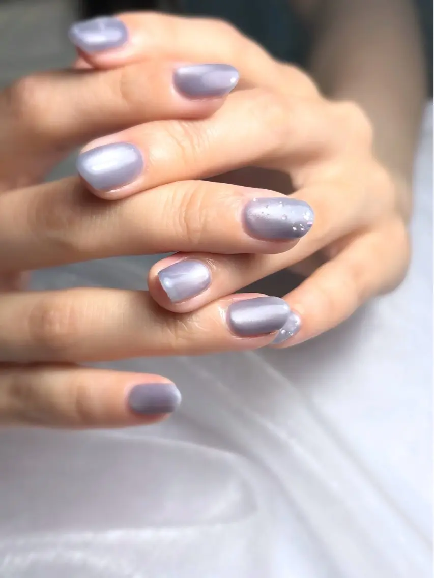 ネイル ホログラムネイル ハンドネイル nailsalon Ecliaのネイルデザイン