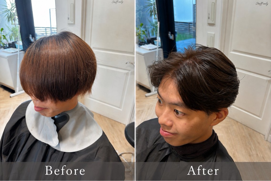 メンズ カット 村上 斗玖亜のヘアスタイル