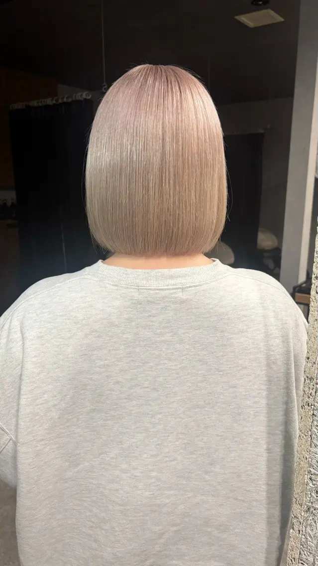ブリーチ込みダブルカラー＋トリートメントの写真