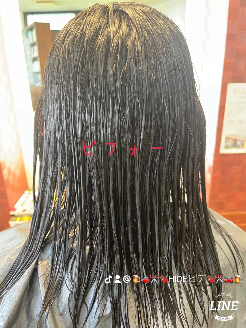 ミディアム パーマ 織田 英之のヘアスタイル