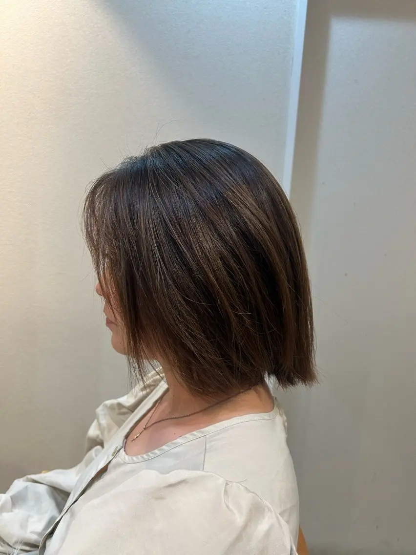 セミロング ハイライト 宇野井 勝太のヘアスタイル