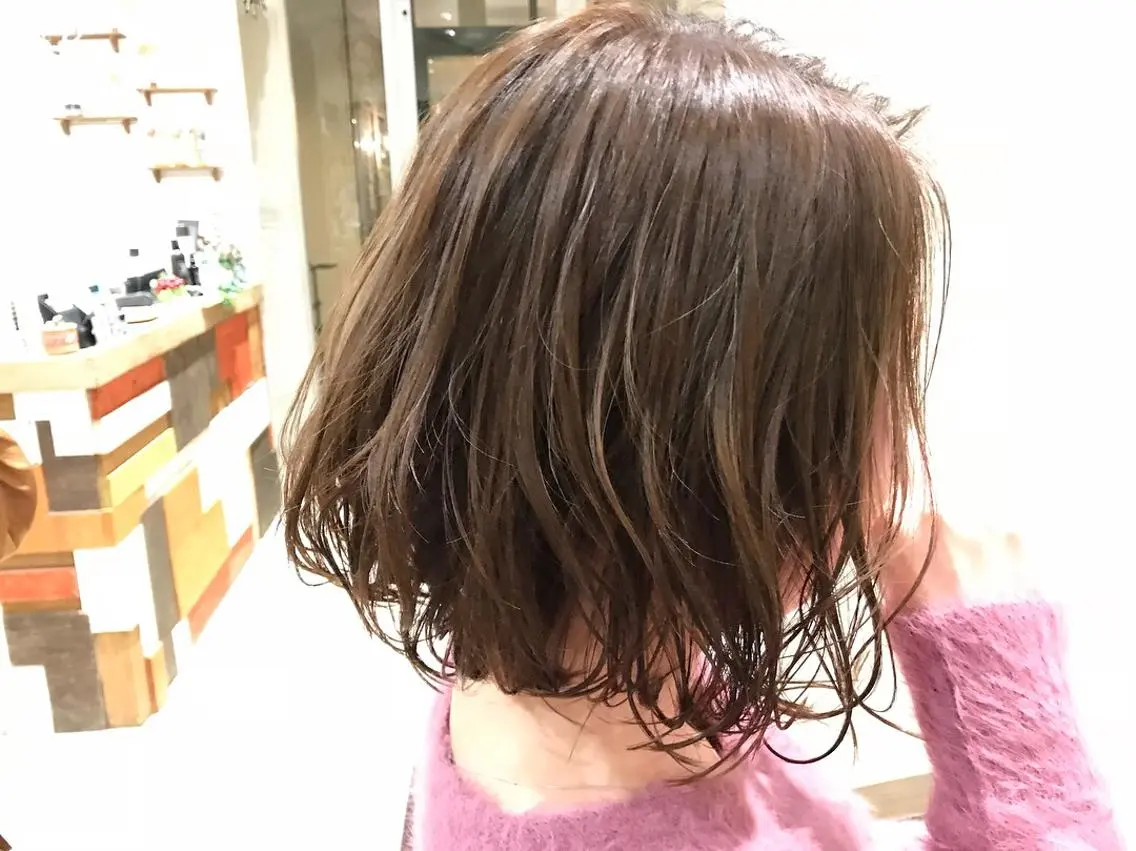 ショート カラー ボブ メンズ指名多数!! 田島史也のヘアスタイル
