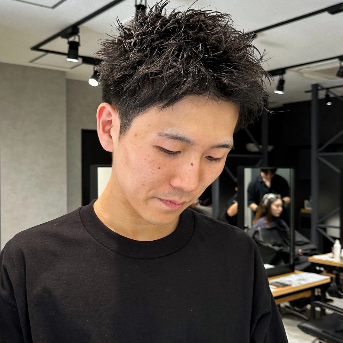 パーマ キッズ カット パーマ トリートメント 大人メンズヘア Gakutoのヘアスタイル