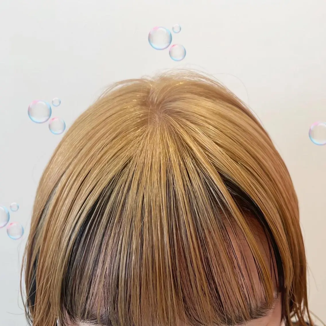 ミディアム カラー ブリーチ 新宿駅近♡個室 ♡関口三都季🌜のヘアスタイル