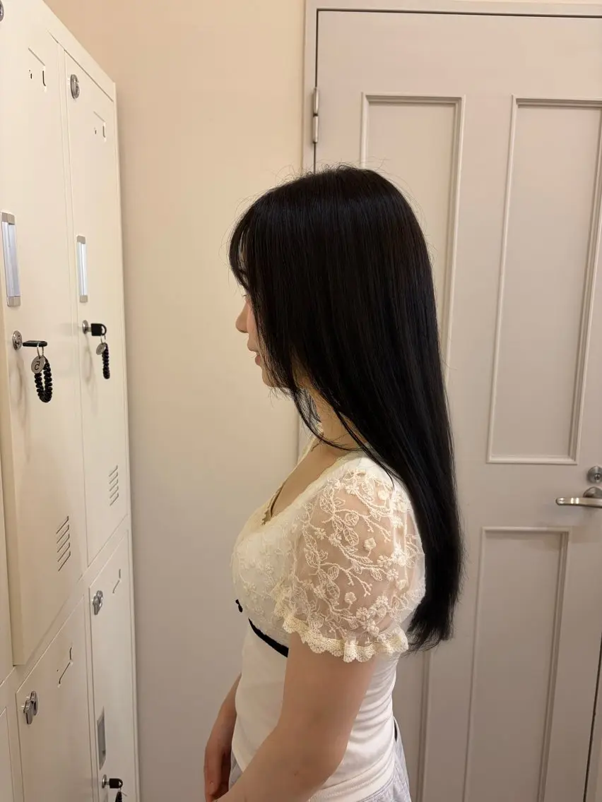 ロング 上地 ㅤ⠀虹奈のヘアスタイル