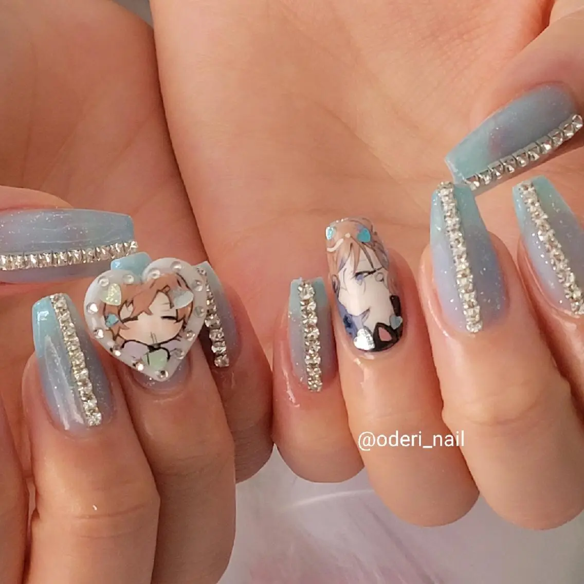 ネイル アートネイル ジェルネイル おで@ oderi_nailのネイルデザイン