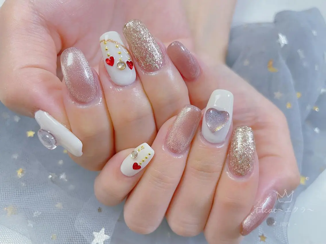 ネイル ハンドネイル ハンドケア ネイルサロンエクラ 🫧Shizukaのネイルデザイン