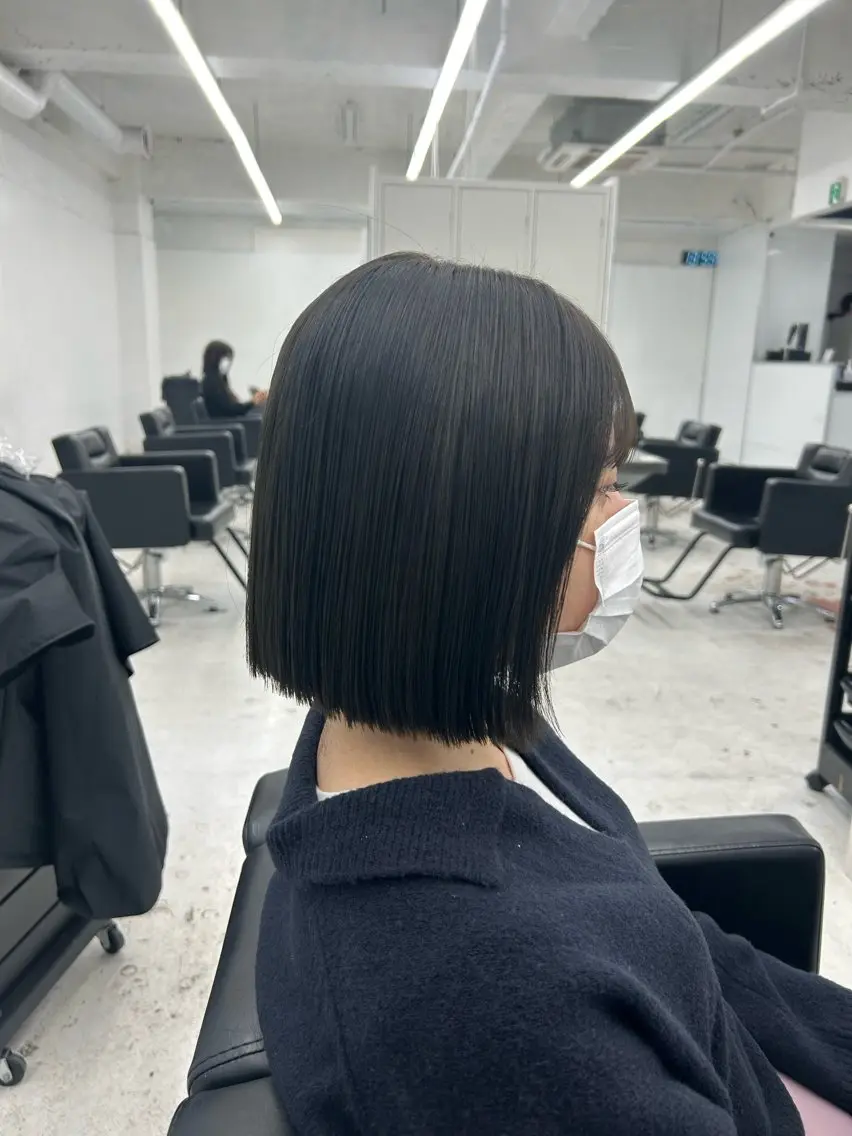 ミディアム カラー ブラウンカラー マットブラウン ボブ カット ヘアカラー 【柏/メンズパーマ 特化】🍏網中勇喜のヘアスタイル