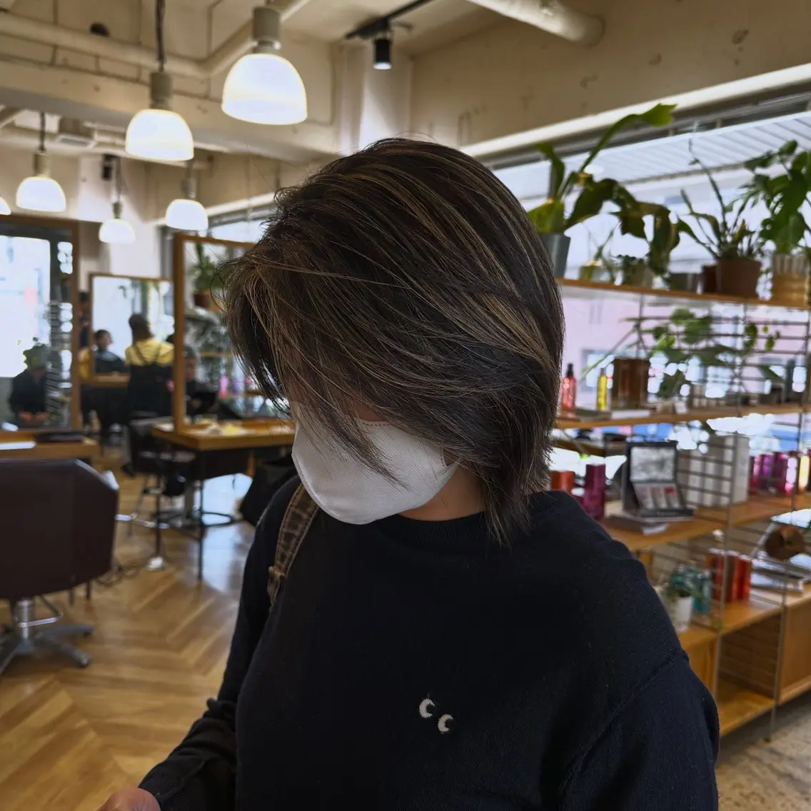 ショート カラー カット ヘアカラー ハマベ イクト FLORENのヘアスタイル
