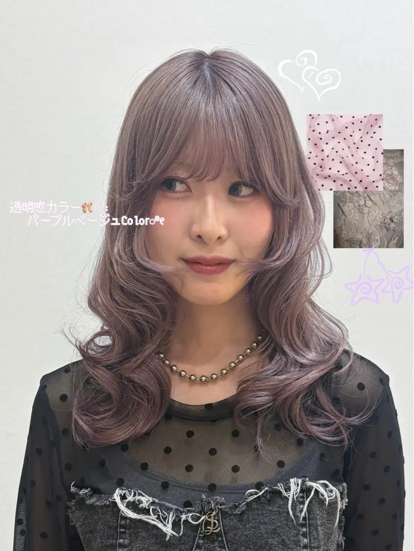 💿カット+ケアブリーチColor+オンカラー💿トリートメント【カラーダメージ補給&1つのお悩みを叶える後処理】の写真