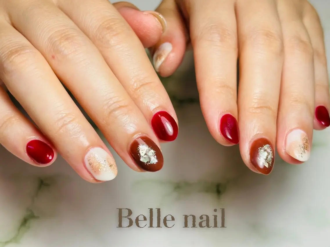 ネイル ニュアンスネイル ハンドネイル Belle ネイル& ホワイトニングサロンのネイルデザイン