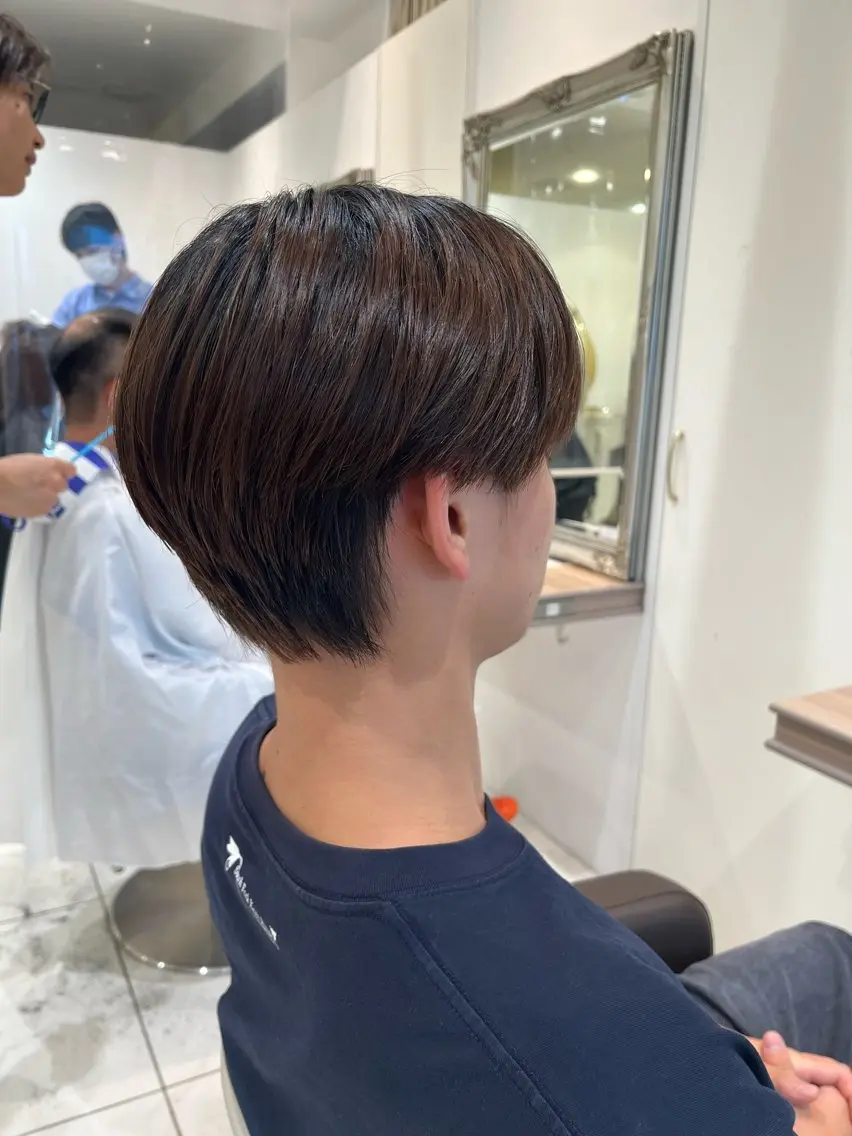 メンズ マッシュ シースルーマッシュ 絶対垢抜ける メンズパーマ臼井優人のヘアスタイル