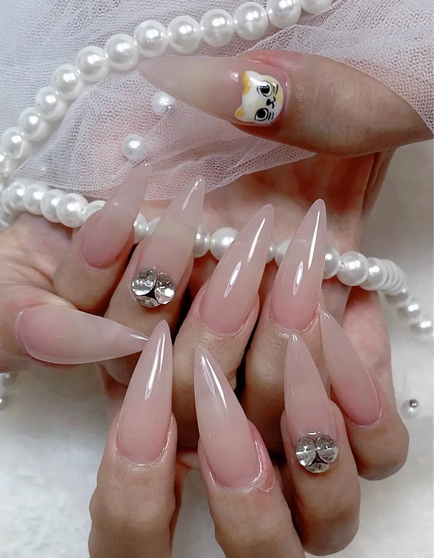 ネイル アートネイル フットネイル ジェルネイル マグネットネイル 持ち込み B·U Nail大宮 長さだし専門店のネイルデザイン