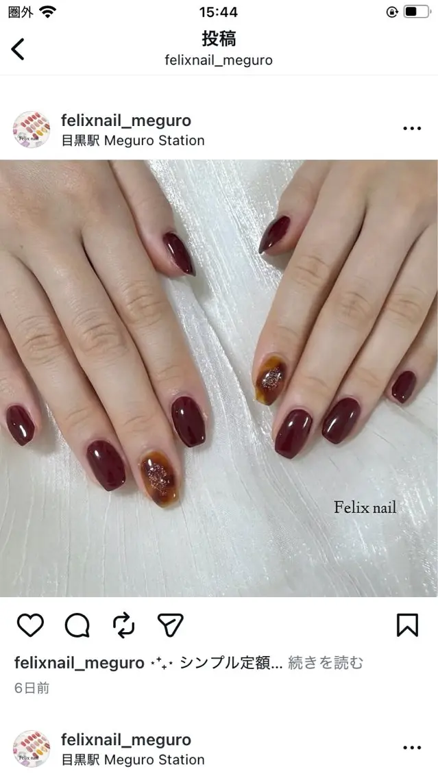 ネイル ハンドネイル Felixnail  🌷武蔵小杉店のネイルデザイン