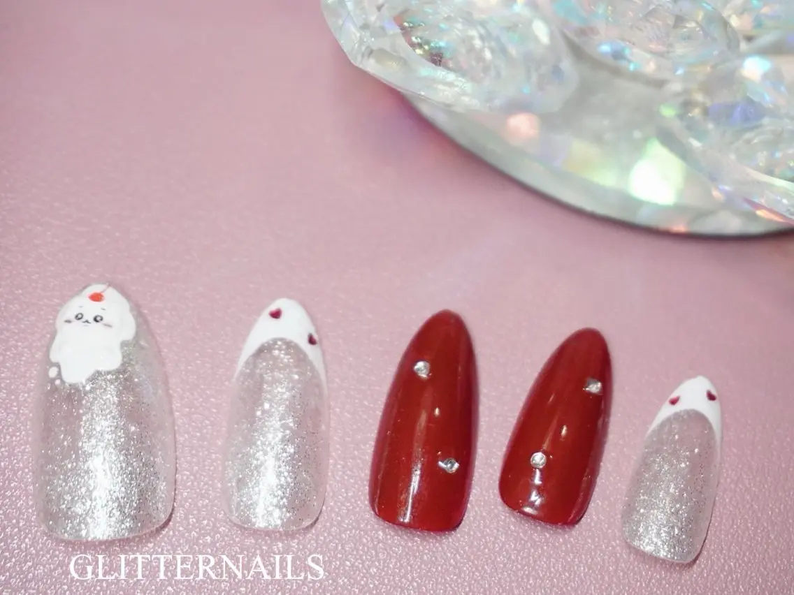 ネイル ハンドネイル glitter na ils AYAのネイルデザイン