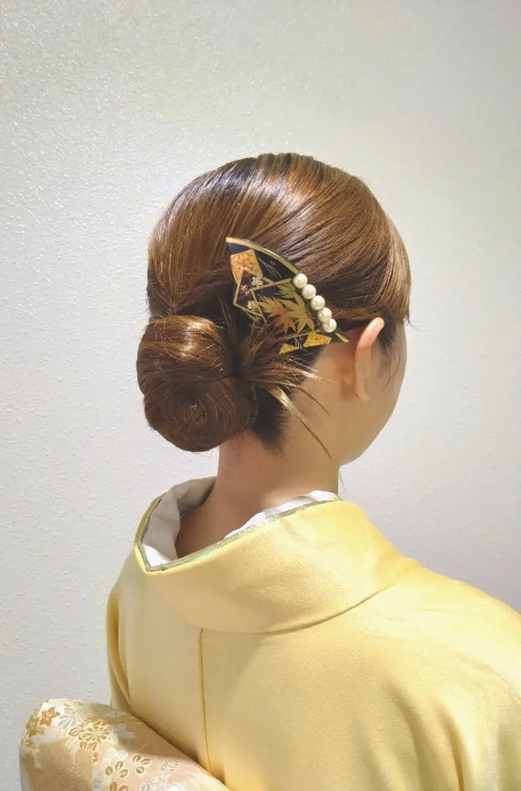 セミロング 着付け Hair&Make  Delight*のヘアスタイル