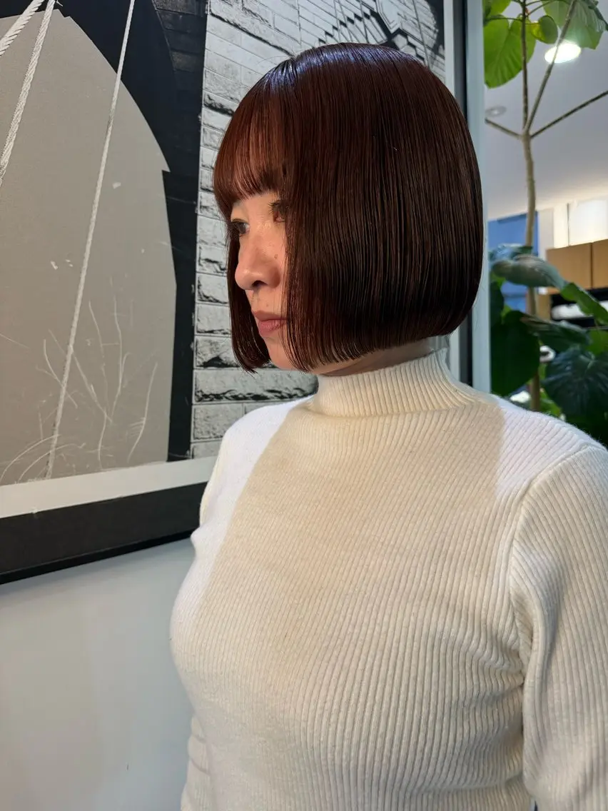 🌟似合わせボブカット＋ケアカラー＋艶髪トリートメント🌟の写真