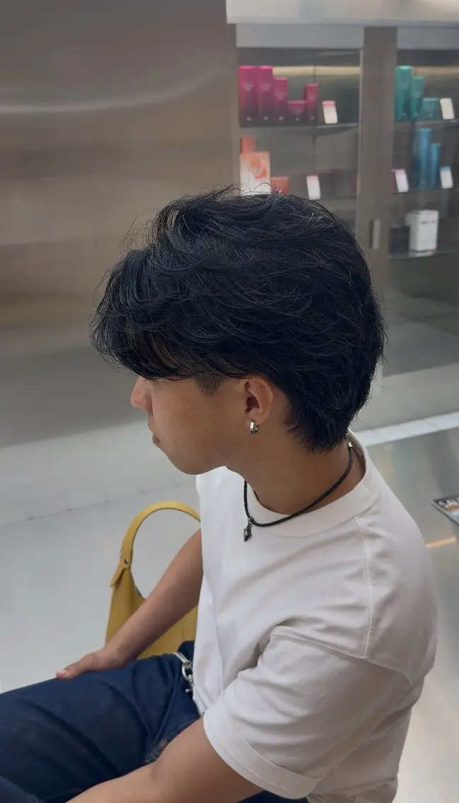 パーマ メンズ カット パーマ 【fifth】立野 涼太のヘアスタイル