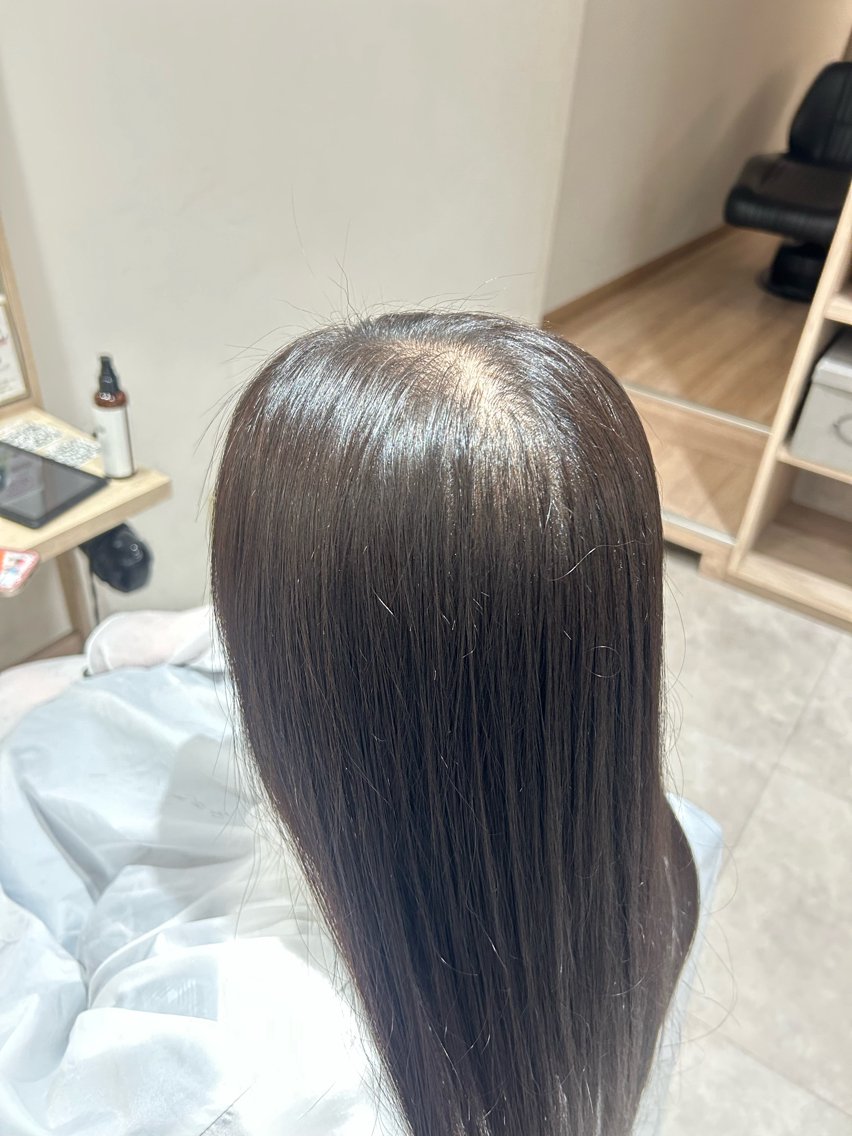 ロング 縮毛矯正 縮毛矯正 トリートメント 小池 颯希のヘアスタイル