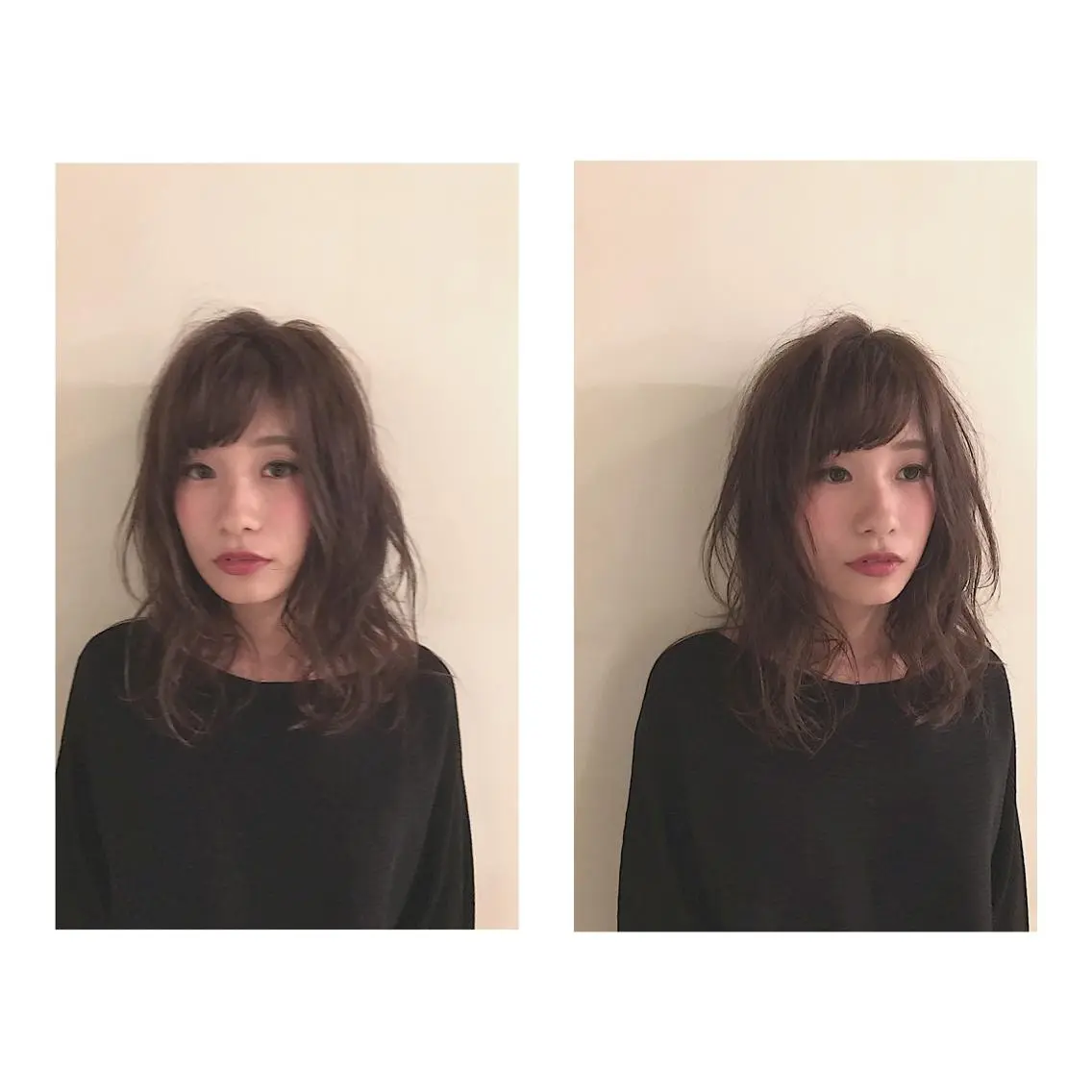 セミロング アッシュ こう ちゃんのヘアスタイル