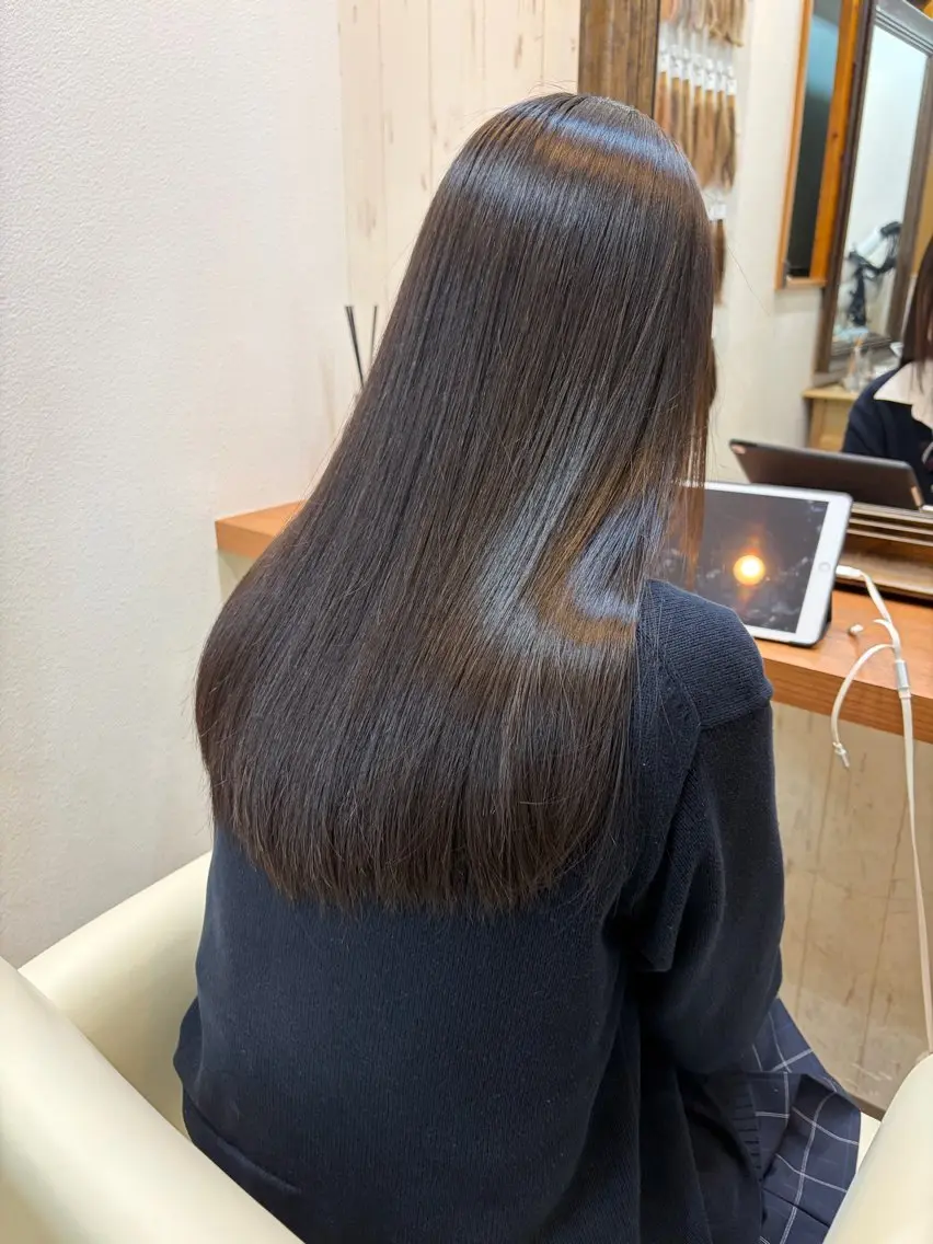 縮毛矯正 ンジハ えみのヘアスタイル