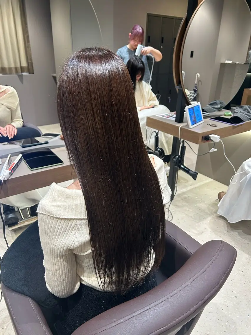 ロング ヘアカラー トリートメント ☀️柏木 ほのか☀️のヘアスタイル