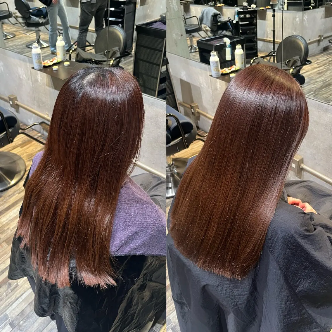 カラー 髪質改善 ヘアカラー トリートメント 🦋Lond🦋 manakaのヘアスタイル