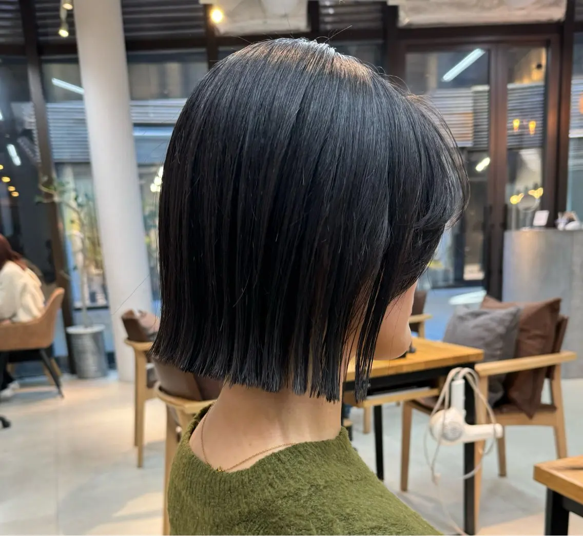 ショート カラー ボブ カット ヘアカラー トリートメント ボブ/ショート /パーマ/shinのヘアスタイル