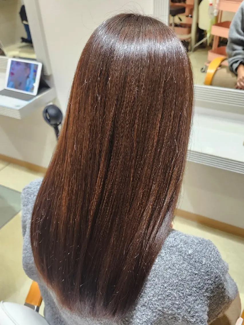ロング 暖色カラー/髪質改善 /メンズ🧡莉南のヘアスタイル