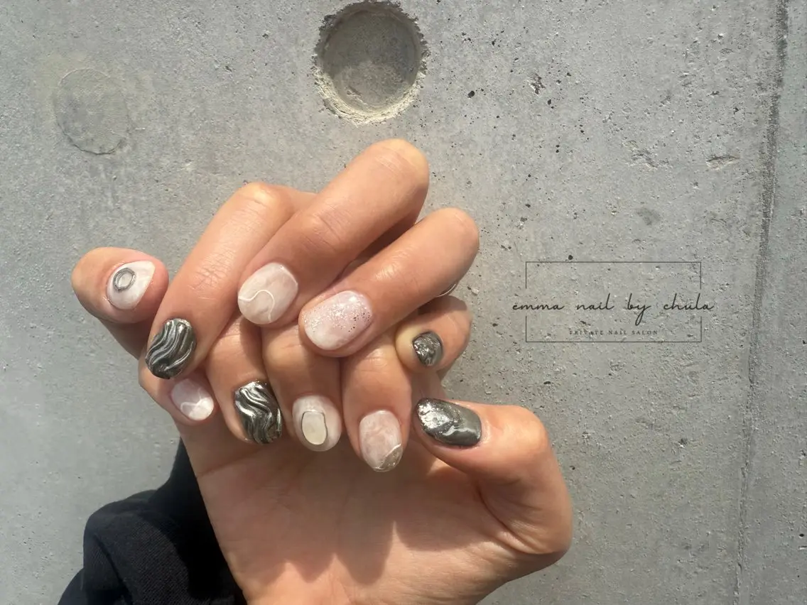 ネイル ハンドネイル ëmma nail_ by chulaのネイルデザイン