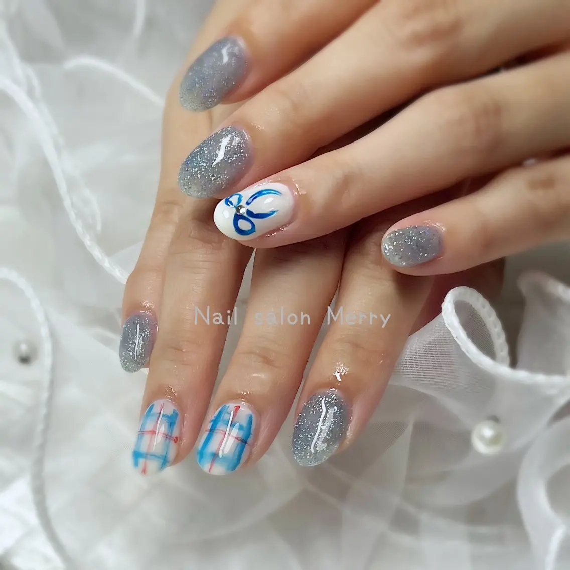 ネイル 持ち込み ハンドネイル Nail salon Merryのネイルデザイン
